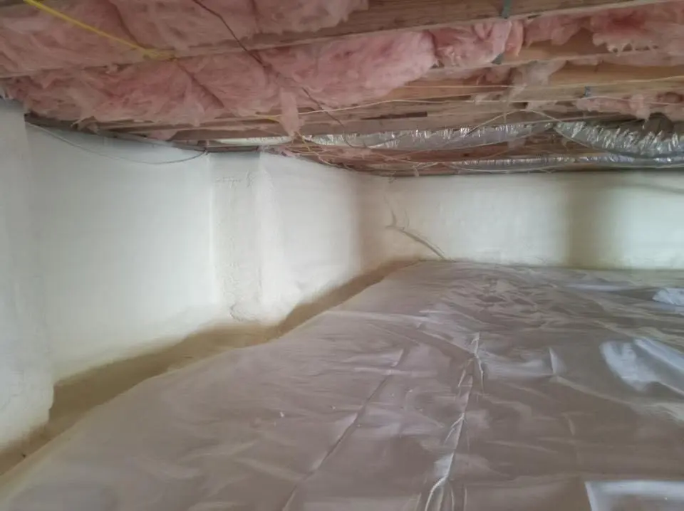Crawl space encapsulation with closed-cell spray foam for Roof Waterproofing in Odessa